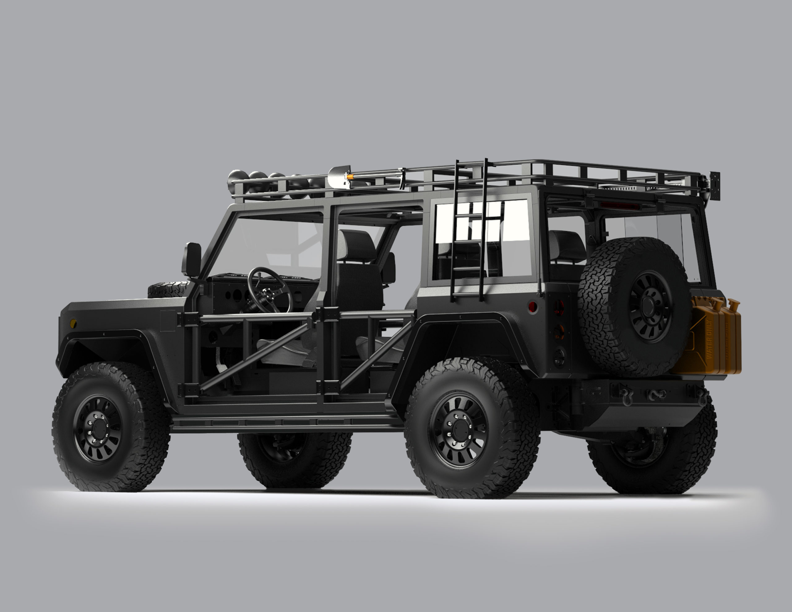 You are currently viewing NEWLY RELEASED RENDERS OF UP-FITTED BOLLINGER TRUCKS