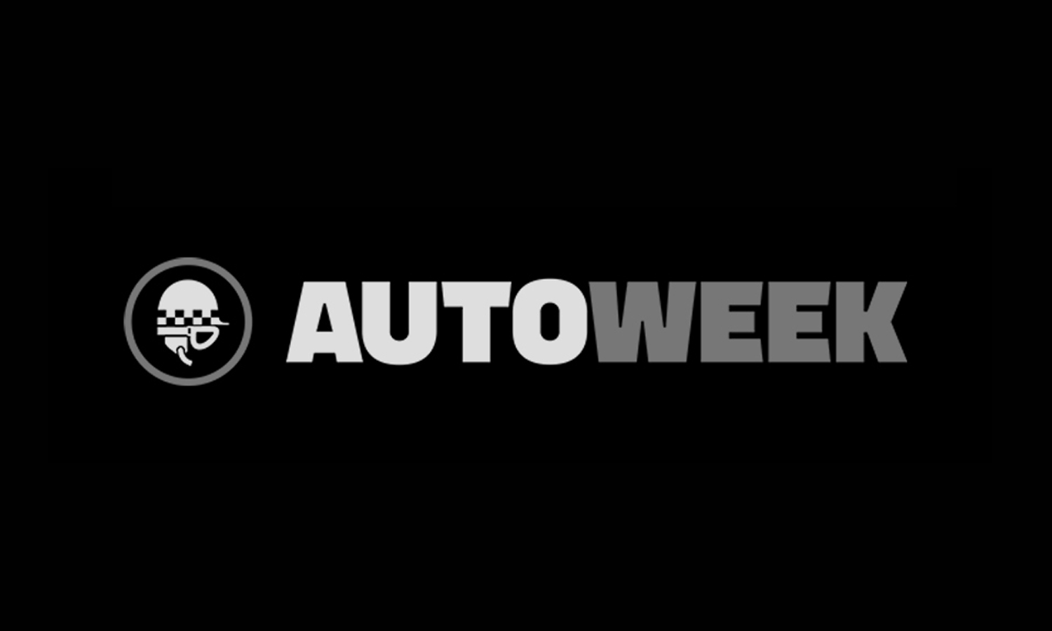 The autoweek logo in black and white