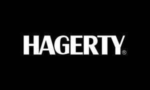 The HAGERTY logo in black and white