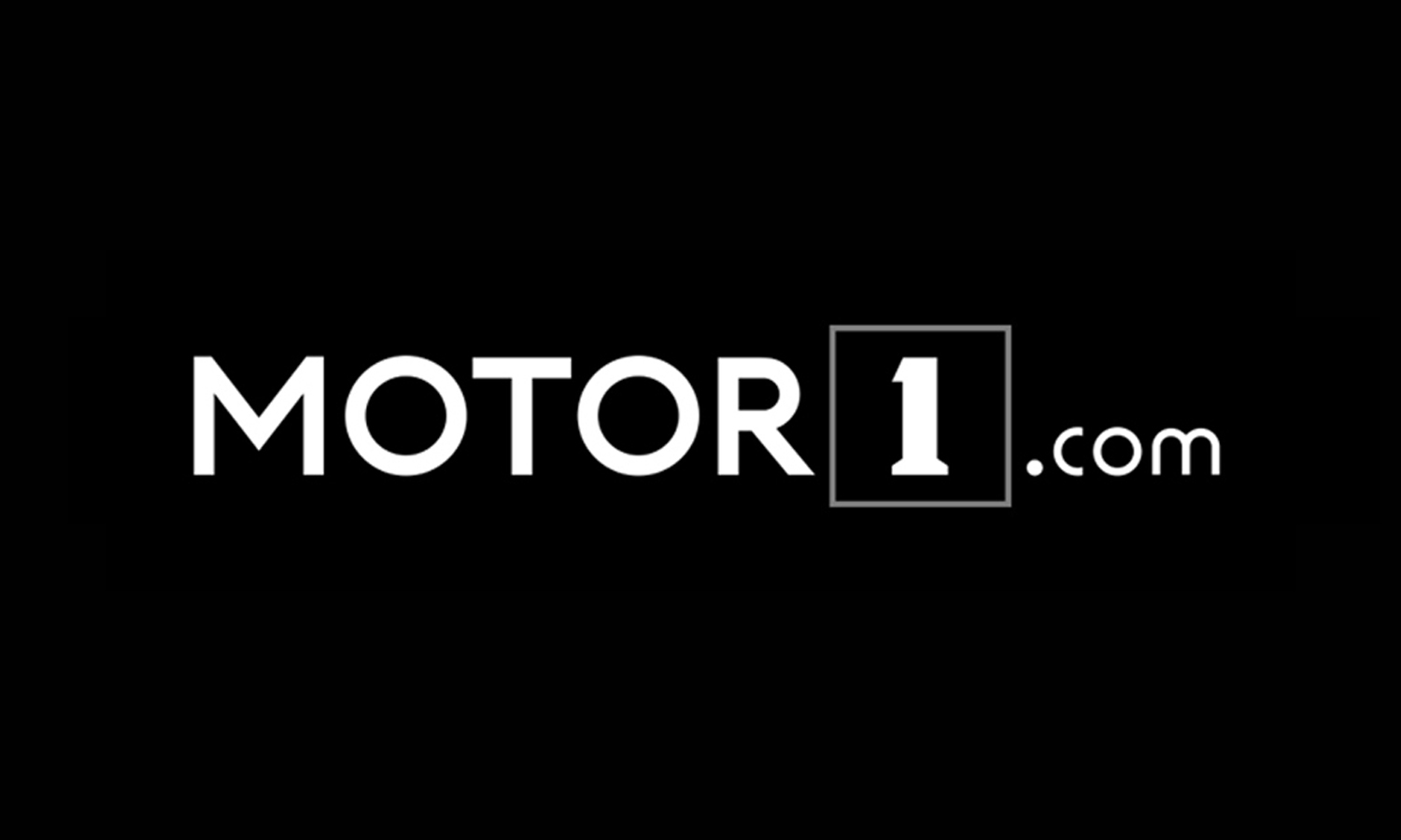 The motor1.com logo in black and white